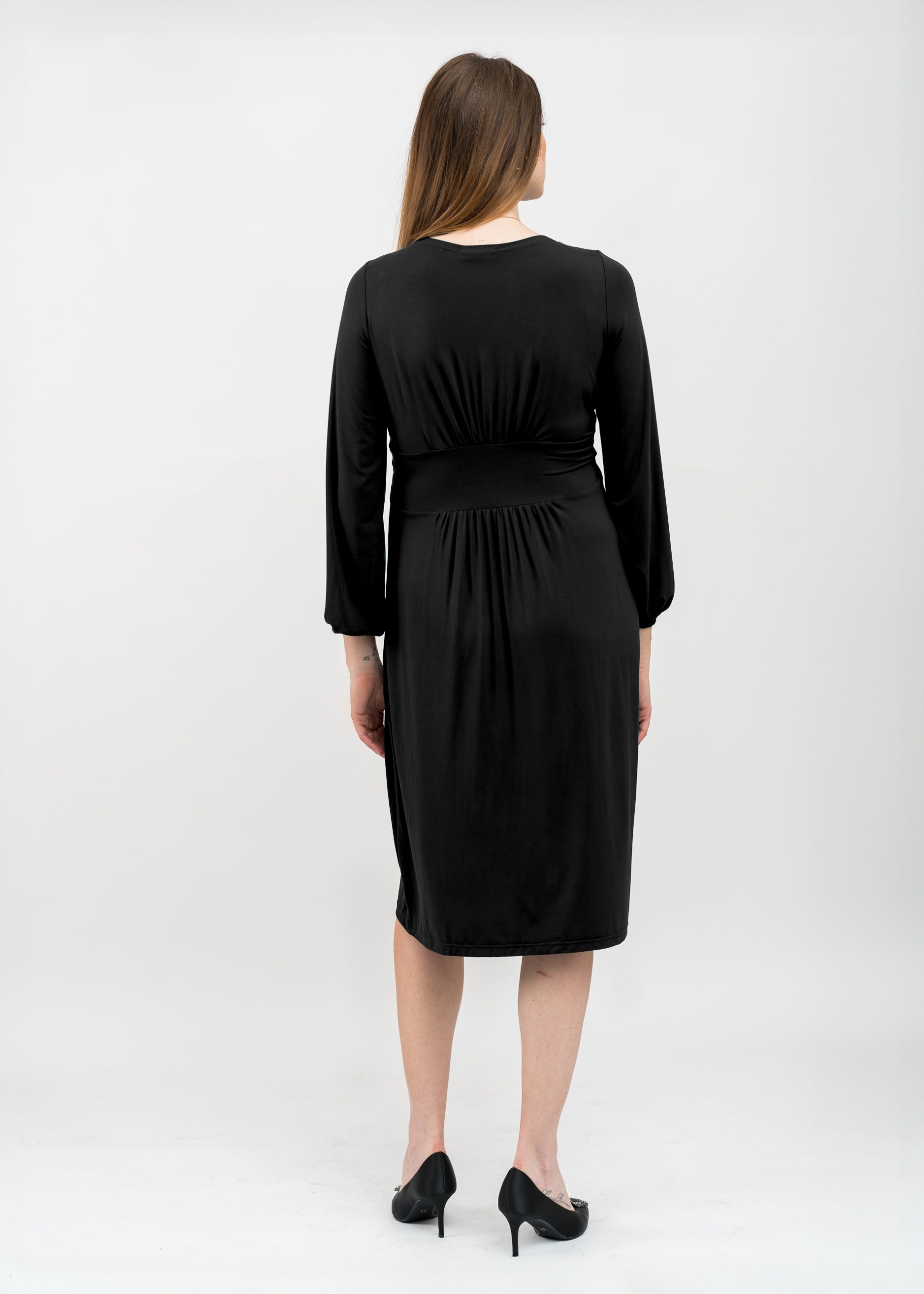 ELEGANCKA SUKIENKA CIĄŻOWA DO KARMIENIA S Rozmiar S