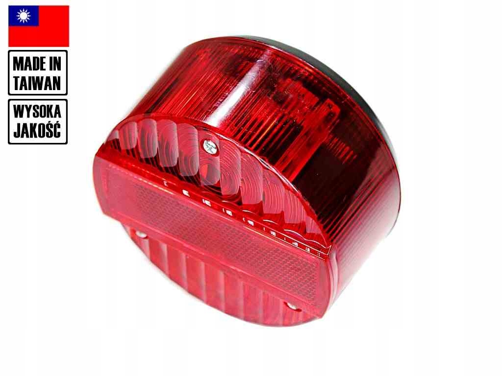 NOWA LAMPA TYŁ SIMSON MZ OKRĄGŁA CZERWONA TAIWAN WYSOKA JAKOŚĆ WYKONANIA !! Producent MotoRoy