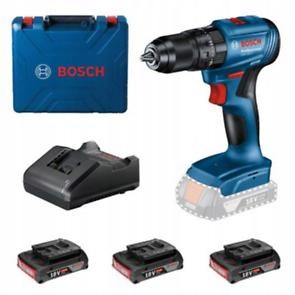 Wiertarko-wkrętarka udarowa 50Nm Bosch Gsb 185-LI , 3XAKUM. 2AH