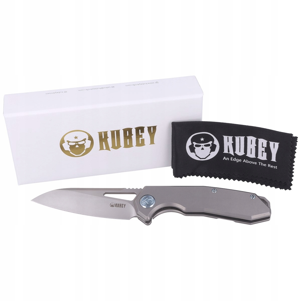 Nůž Kubey Knife Vagrant, Gray Titanium (KB284A)