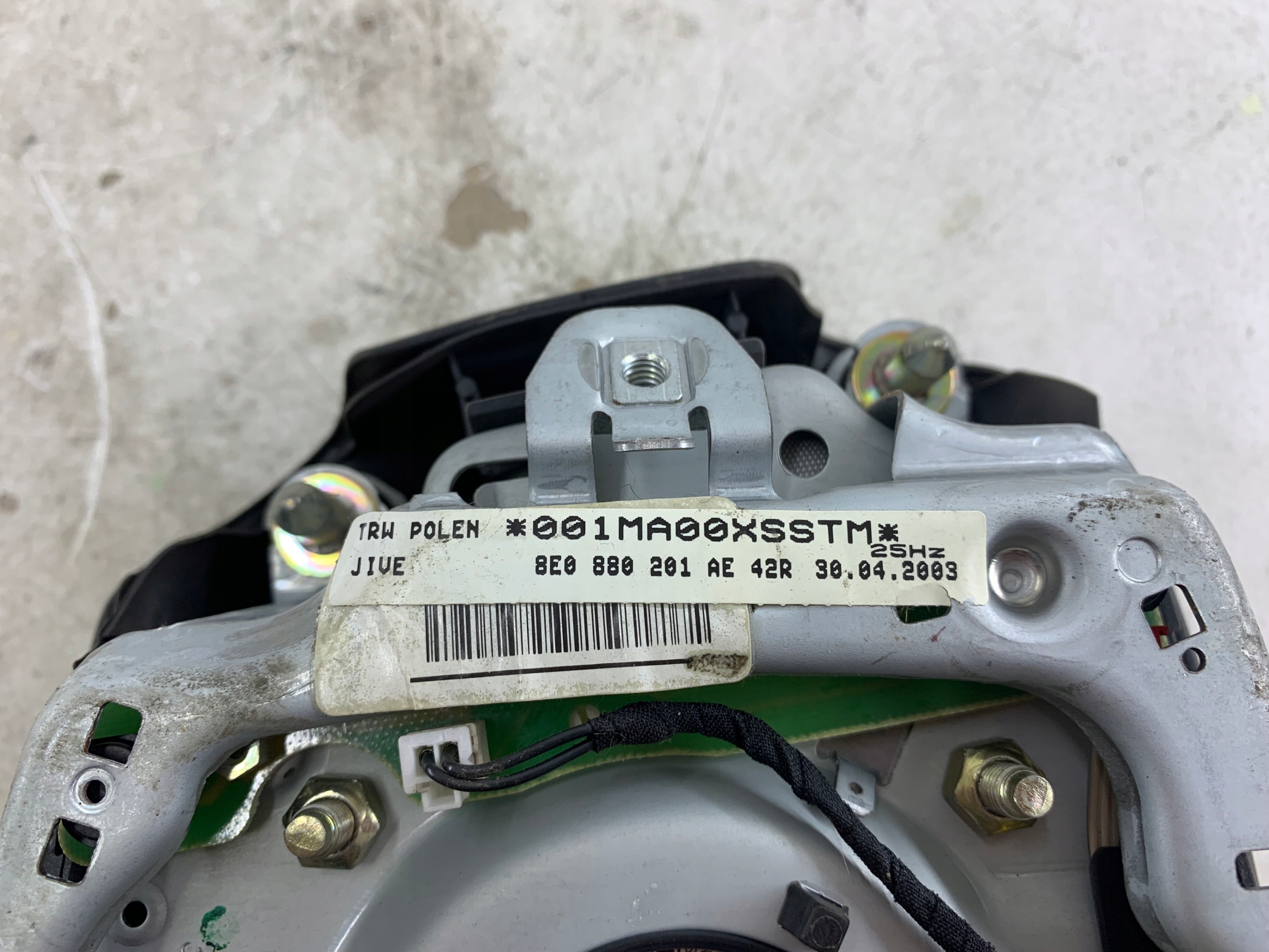 AUDI A4 B6 airbag 8E0880201AE