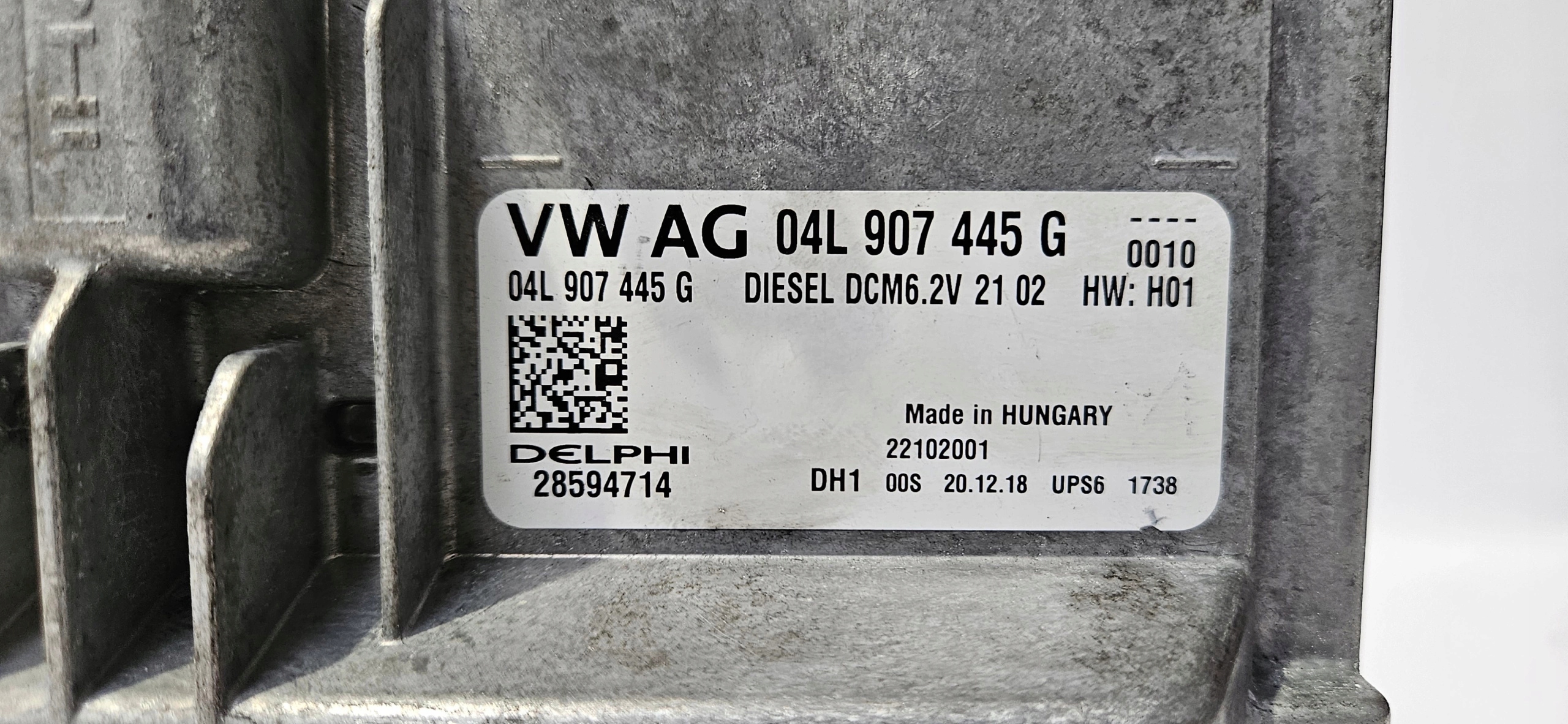 computer Motore ECU VW AUDI SEAT SKODA 04L907445G