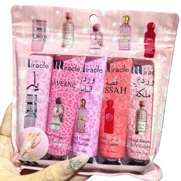Zestaw 5 szt. kremów perfumowanych do rąk (30ml/szt)