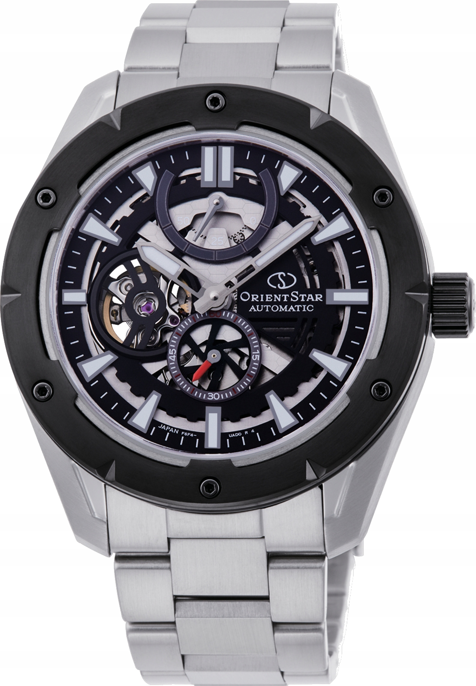 Nový Originální Pánské Hodinky Orient Star RE-AV0A01B00B Skeleton Automatic