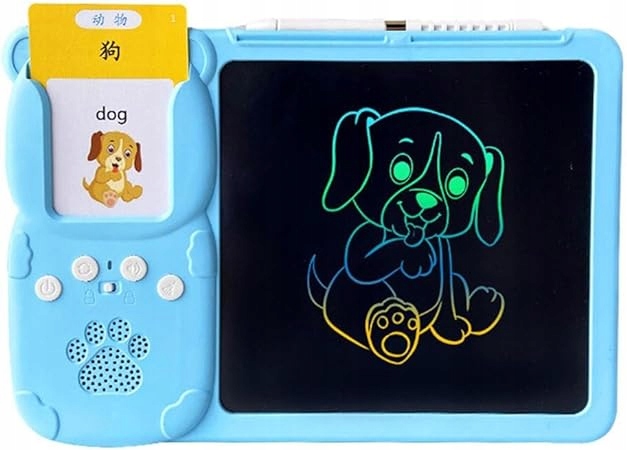 CZYTNIK KART TABLET DO NAUKI ANGIELSKIEGO 244 SŁÓWEK DLA 3 4 5 6 7 8 LATKA Wiek dziecka 2 lata +