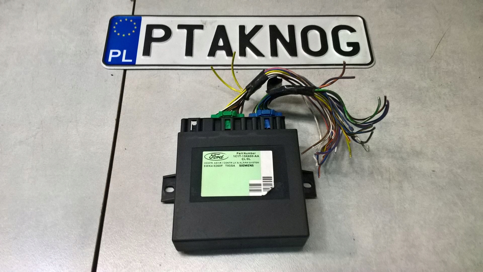 comfort control unit FORD TRANSIT MK6 2.0 TDCI 5WK48260F