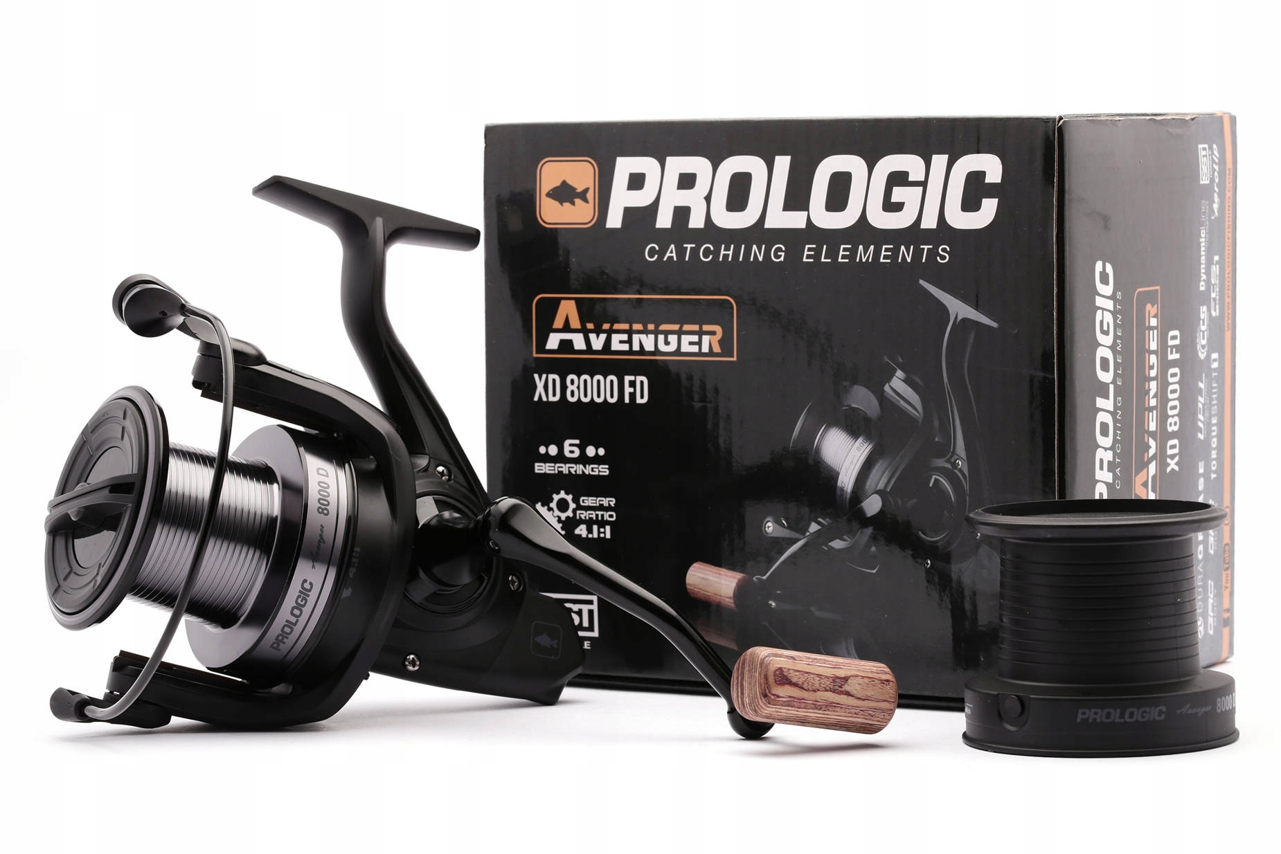 KOŁOWROTEK AVENGER XD 8000 FD 5+1BB Prologic Drag18kg 4,1:1