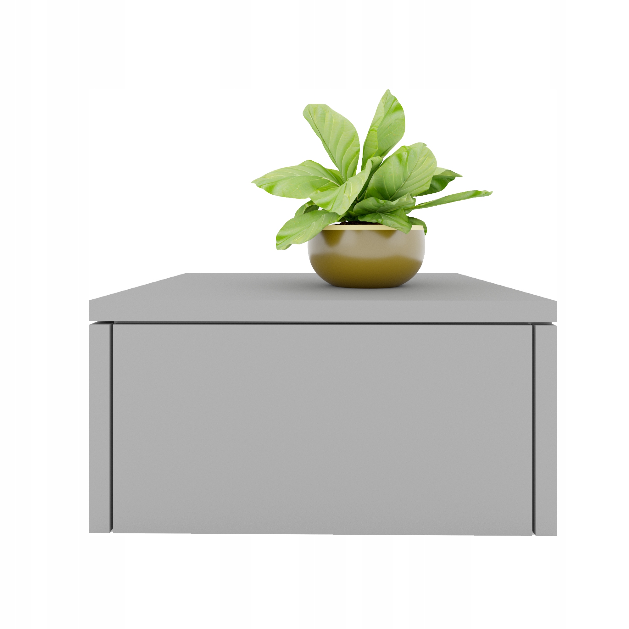 

Szafka nocna stolik Mona wew Szara wisząca 40