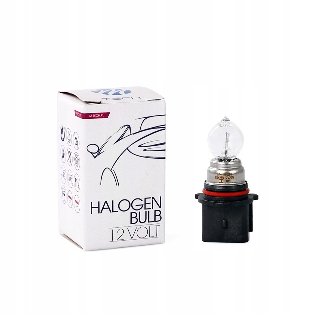 Żarówka halogenowa M-tech PSX26W 12V 26W 1szt.