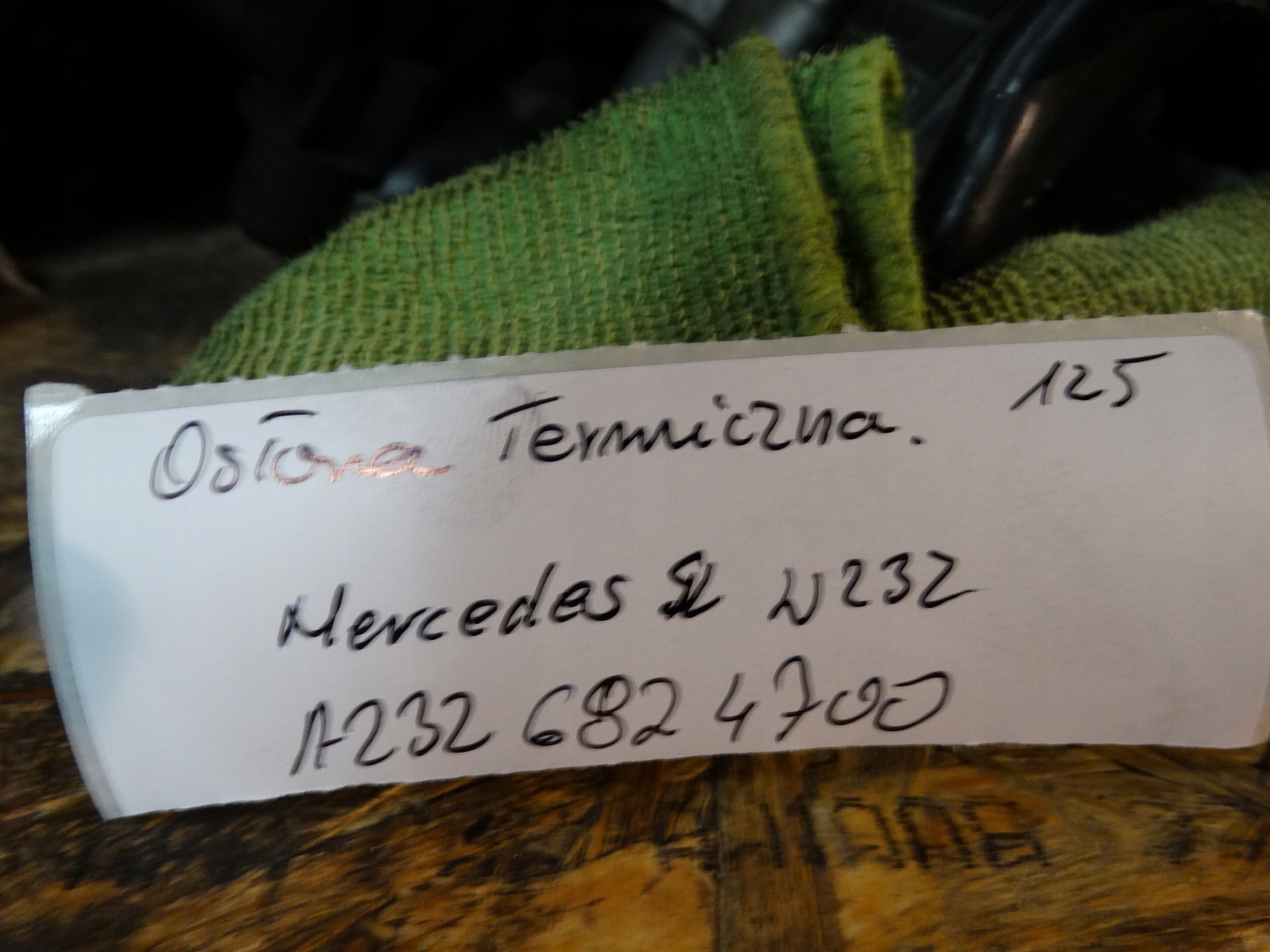 IDEALNA BLENDE ABDECKUNG TERMICZNA MERCEDES SL W232 1