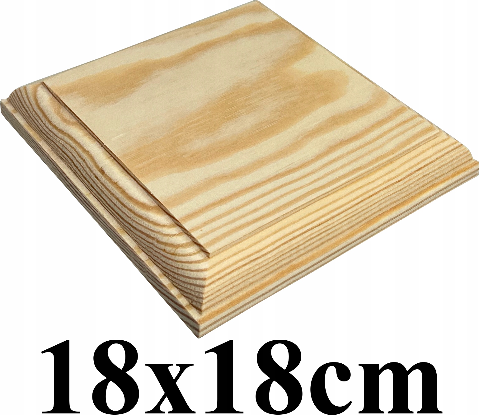 

daszek daszki na słupek drewniany 18cm