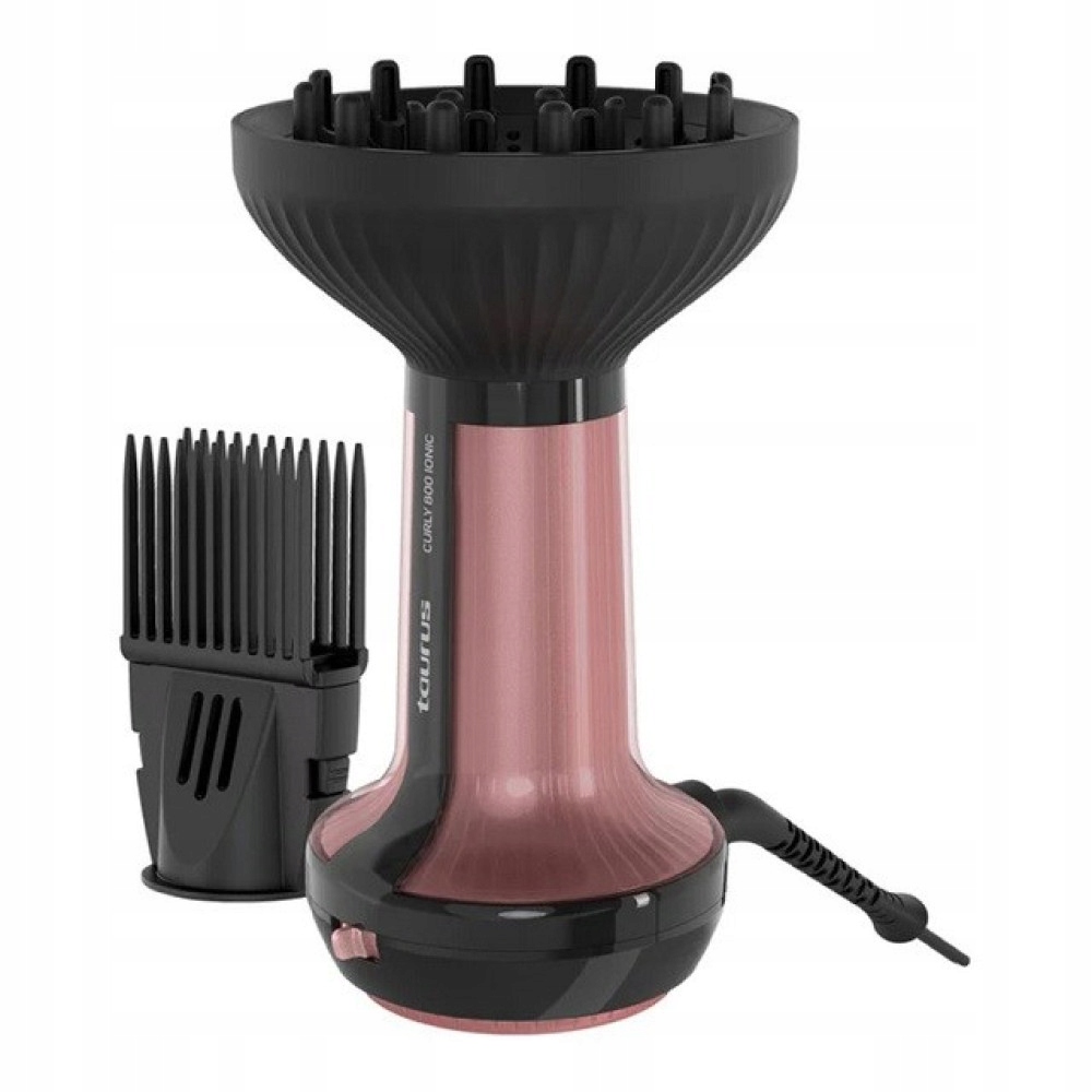 Suszarka do włosów kręconych Taurus 800 W | Curl Shaper | jonizacja | różowo-czarny