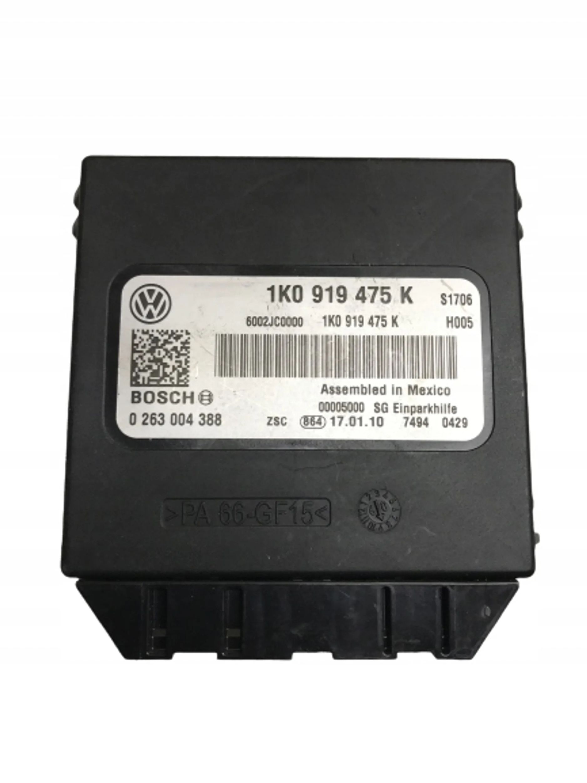 module control unit PDC VW SKODA AUDI 1K0919475K
