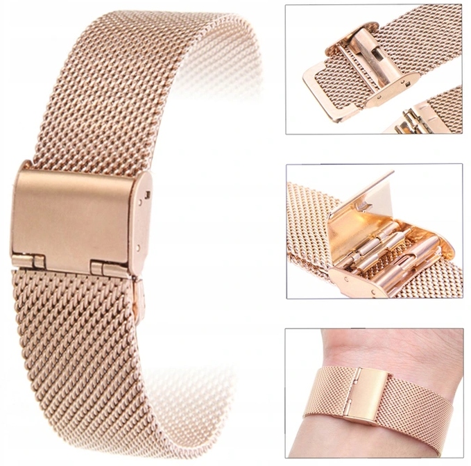 PASEK XIAOMI AMAZFIT BIP/GTS 2 3 4 MINI/GTR 42MM Materiał stal
