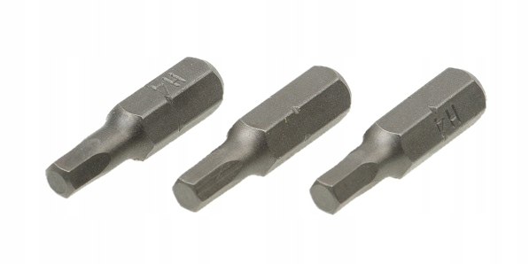 

Końcówki Sześciokątne Hex H4 x 25 mm 3 sztuki