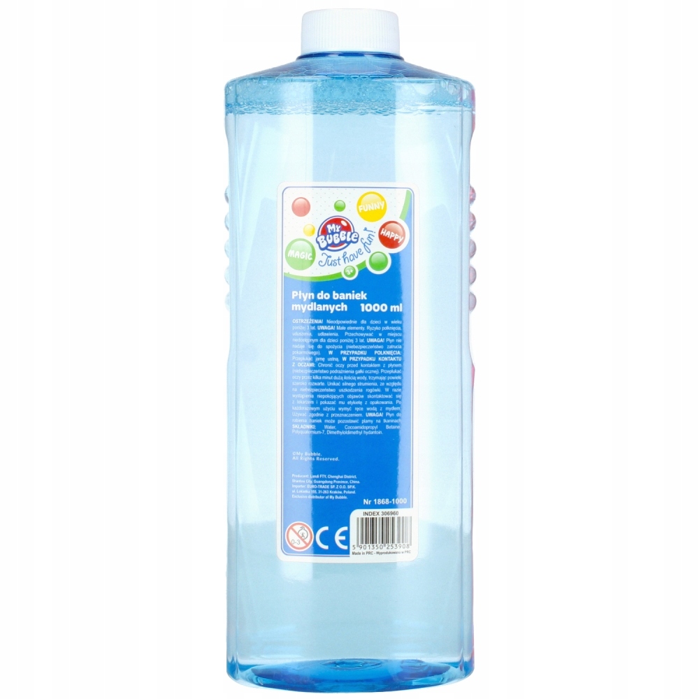

Bańki Mydlane Płyn Do Baniek 1000ml 3908