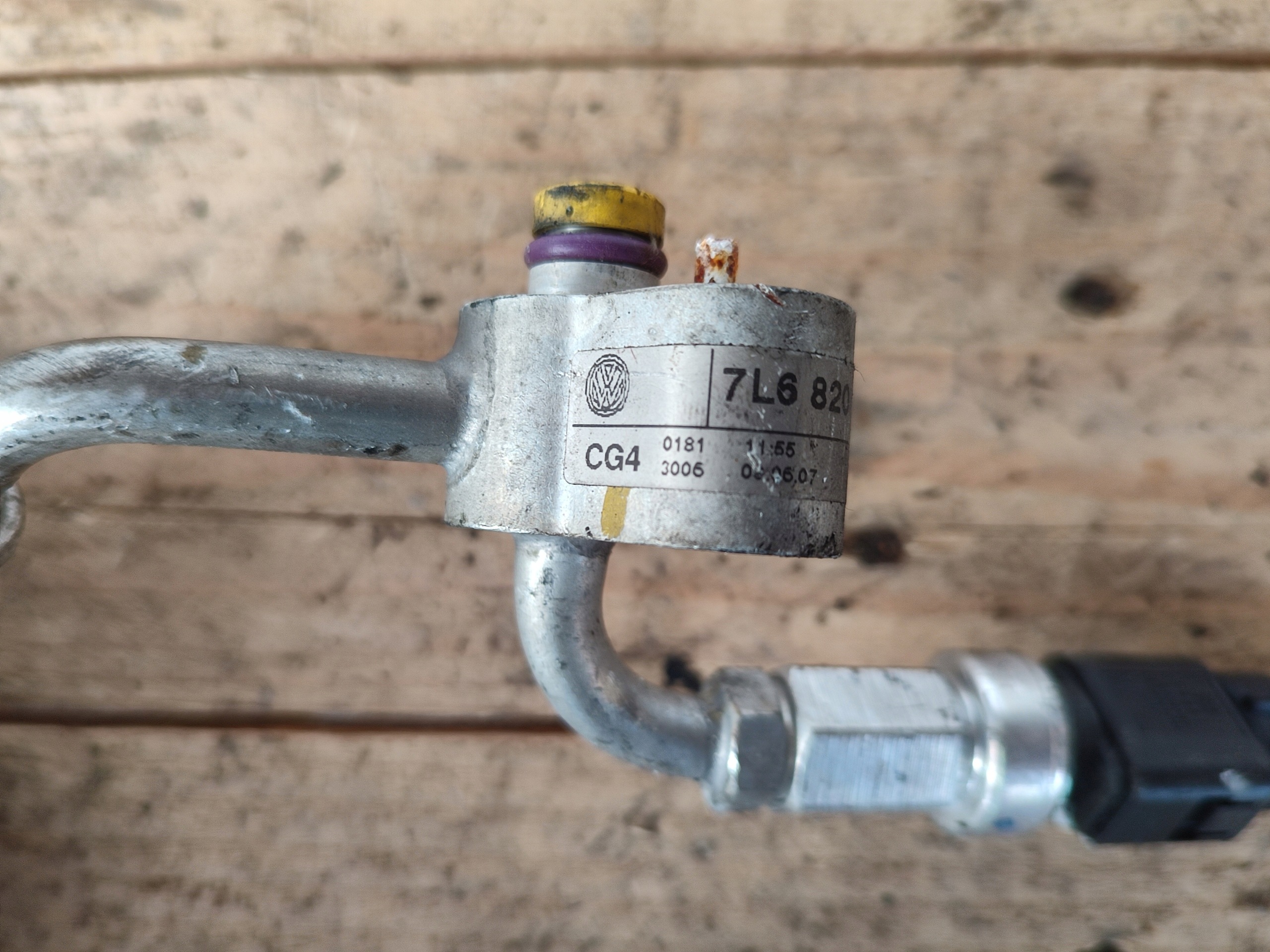 Schlauch rohr Sensor klimaanlage AUDI Q7 4L 7L6820741E