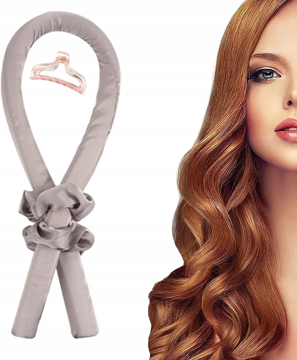 Bez ciepa opaska do loków z spinkami do wosów i