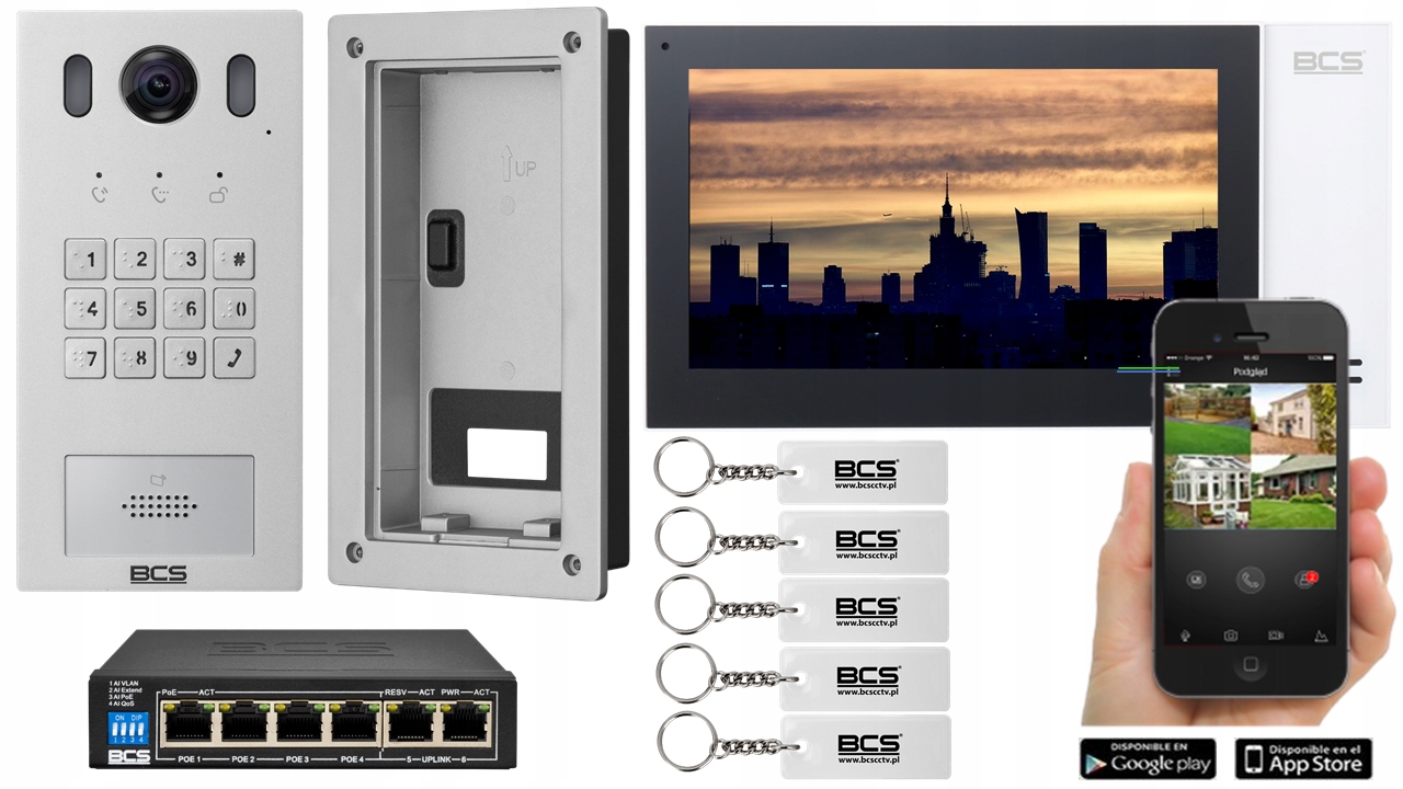 Zestaw wideodomofon Ip Bcs Home