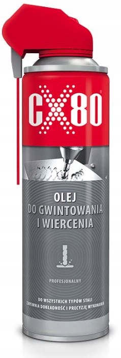 

CX80 Olej Do Gwintowania Wiercenia Duo Spray 500ML