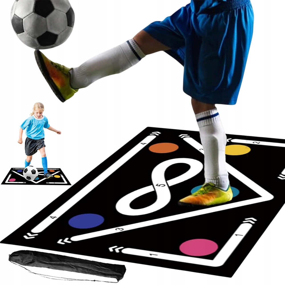 Mata Do Treningu Piłkarskiego Football Mat 60x90CM Treningowa Piłki Nożnej