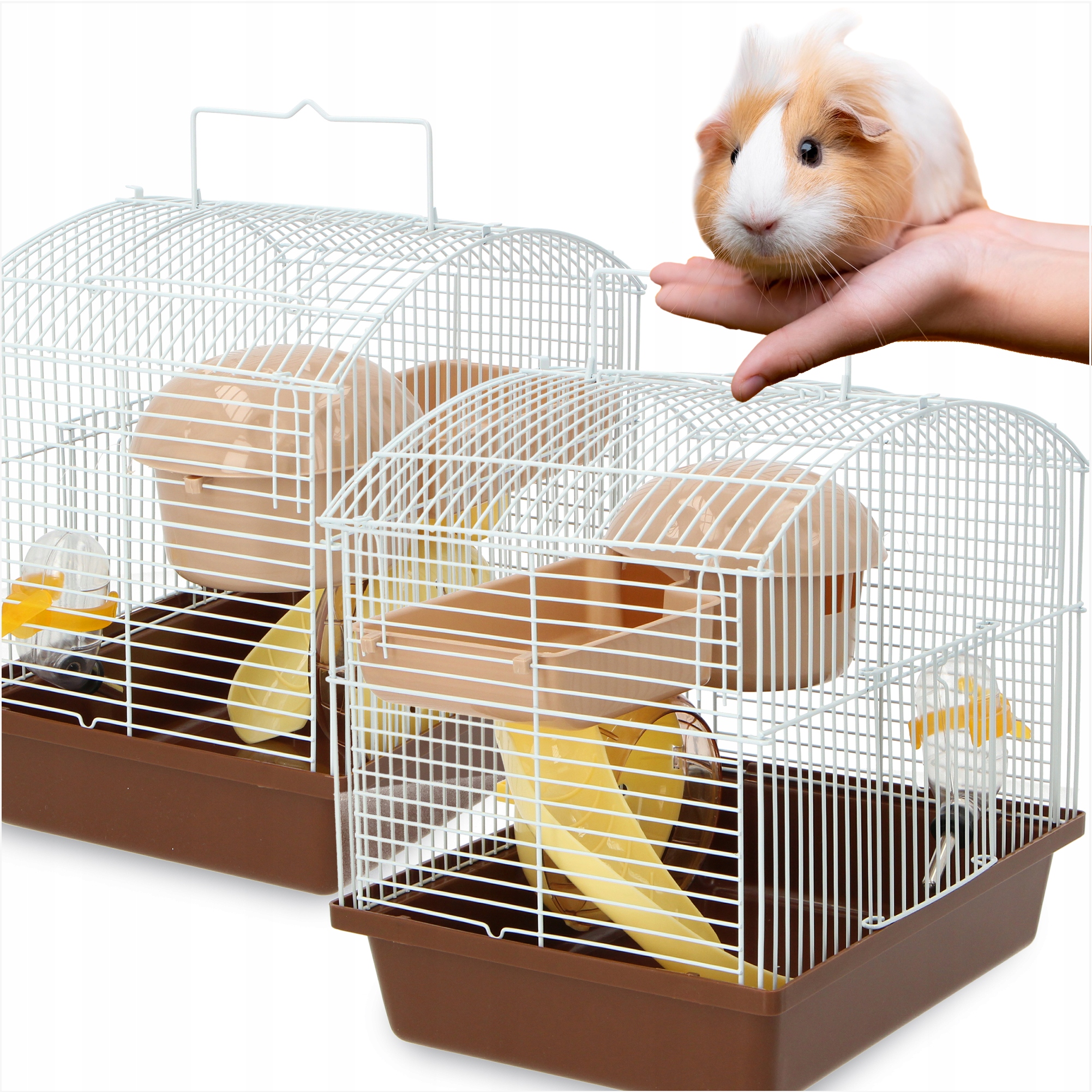 Levně Klec Křečka Hlodavci Myši Malý domeček Vybavení Křečků Přepravka Kh