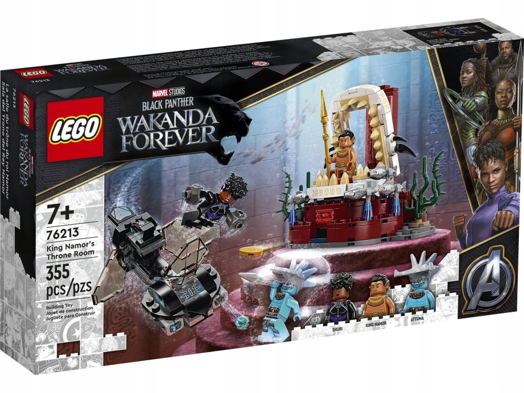 

Lego Marvel Sala tronowa króla Namora 76213
