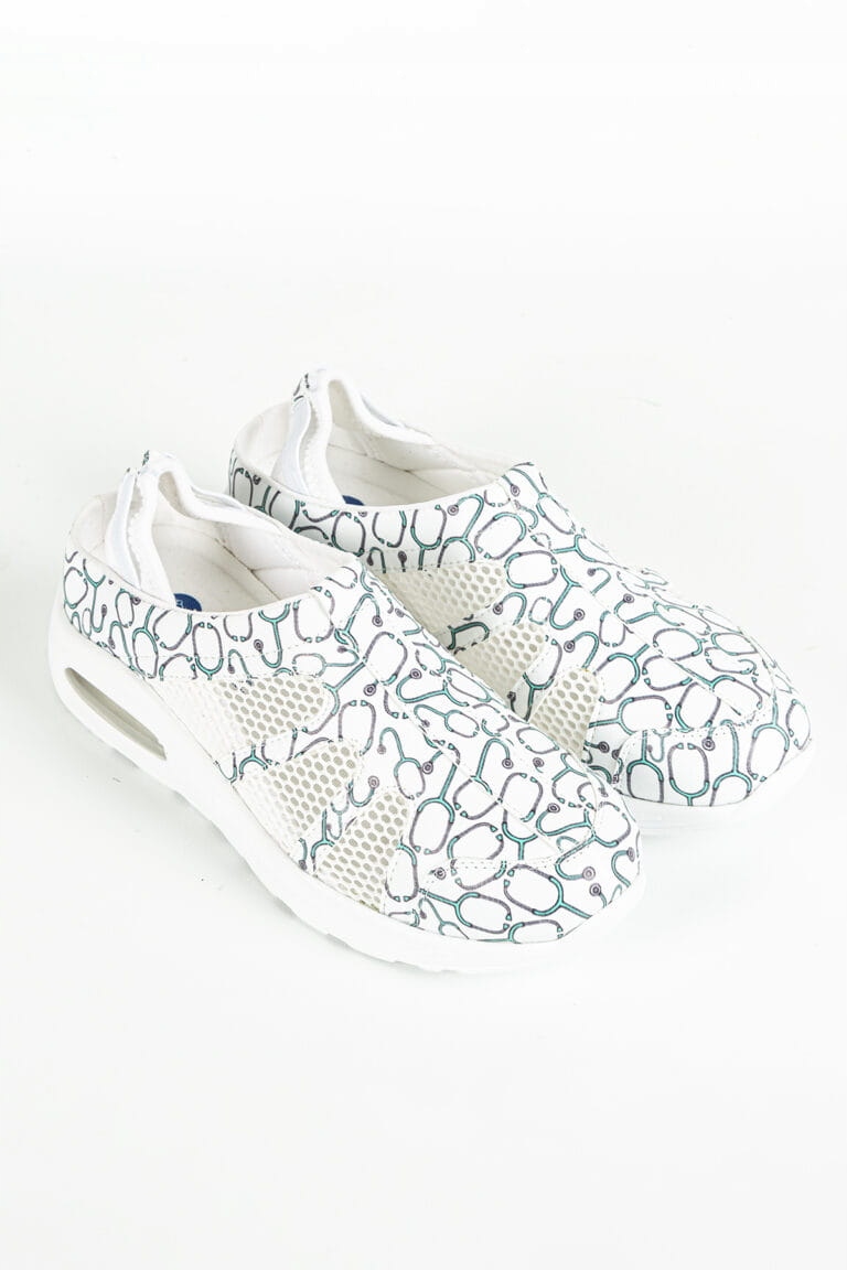 Air Light damskie buty medyczne ze wzorem stetoskopy 40