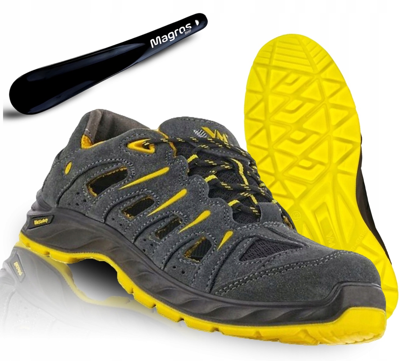 Sandały Robocze Elastyczne z Podnoskiem VM Bilbao S1 Esd 44