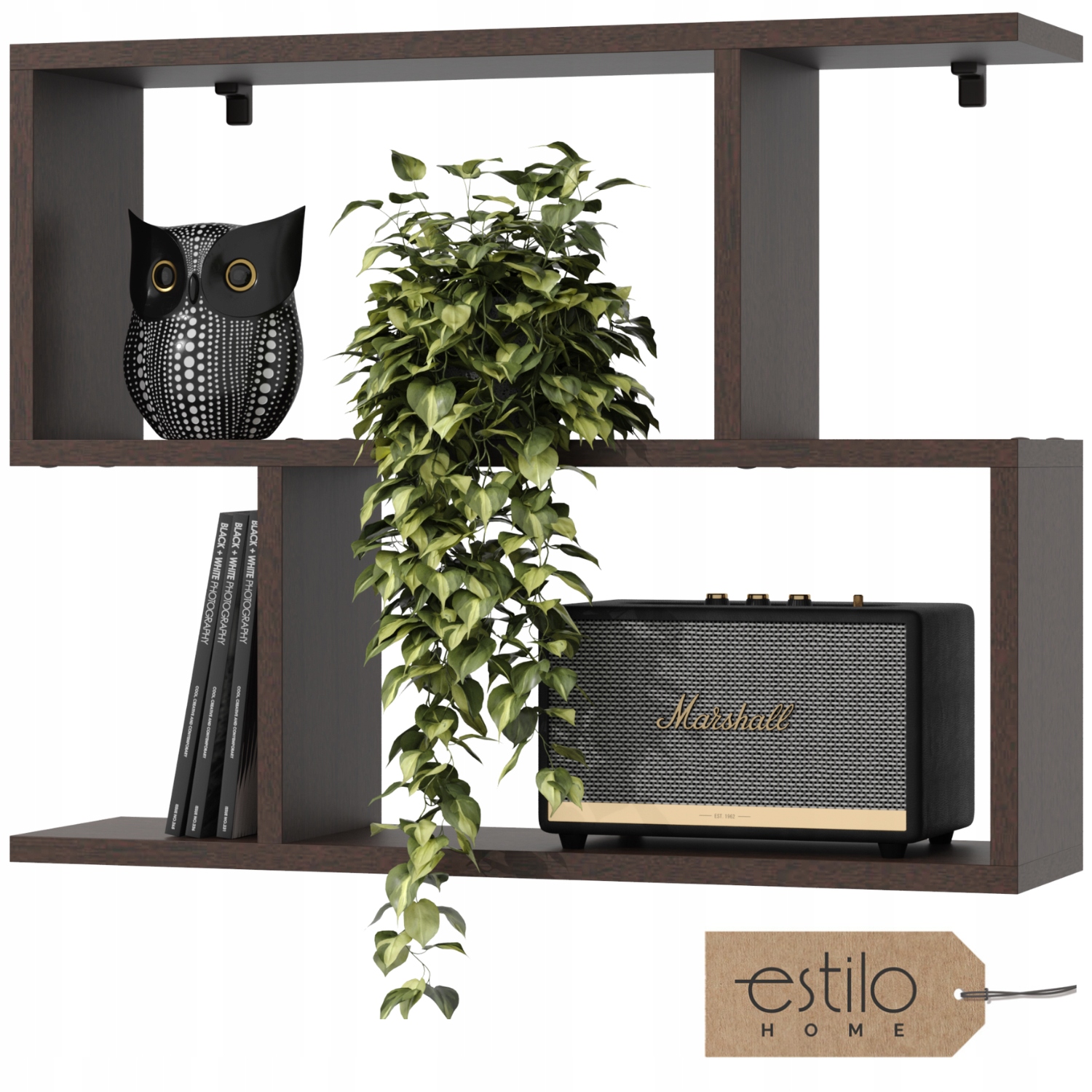 Závěsná nástěnná police na knihy do obývacího pokoje Dětský pokoj Kancelář 70 cm