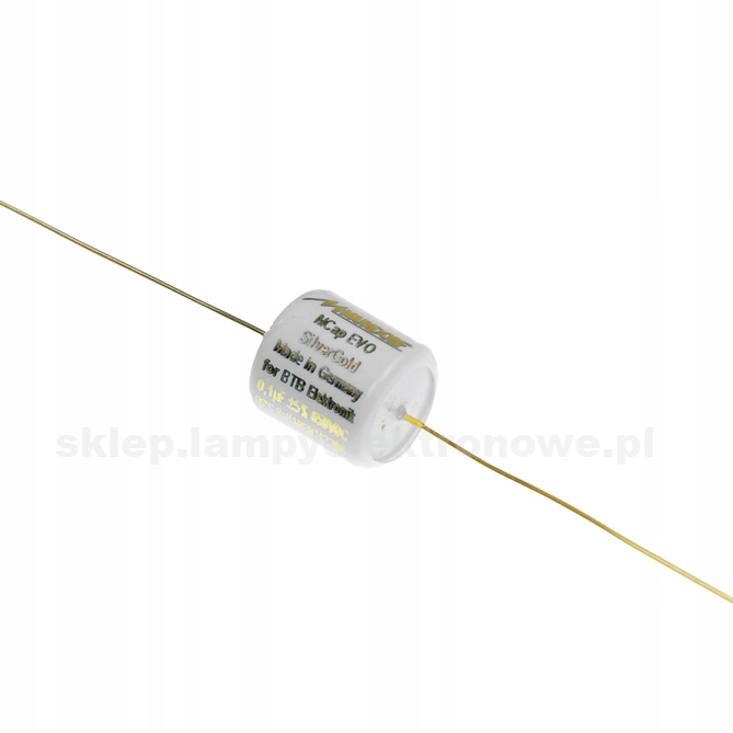 Kondenzátor Mcap Evo SilverGold 0.10uF 0,10uF, 100nF 650V Mundorf