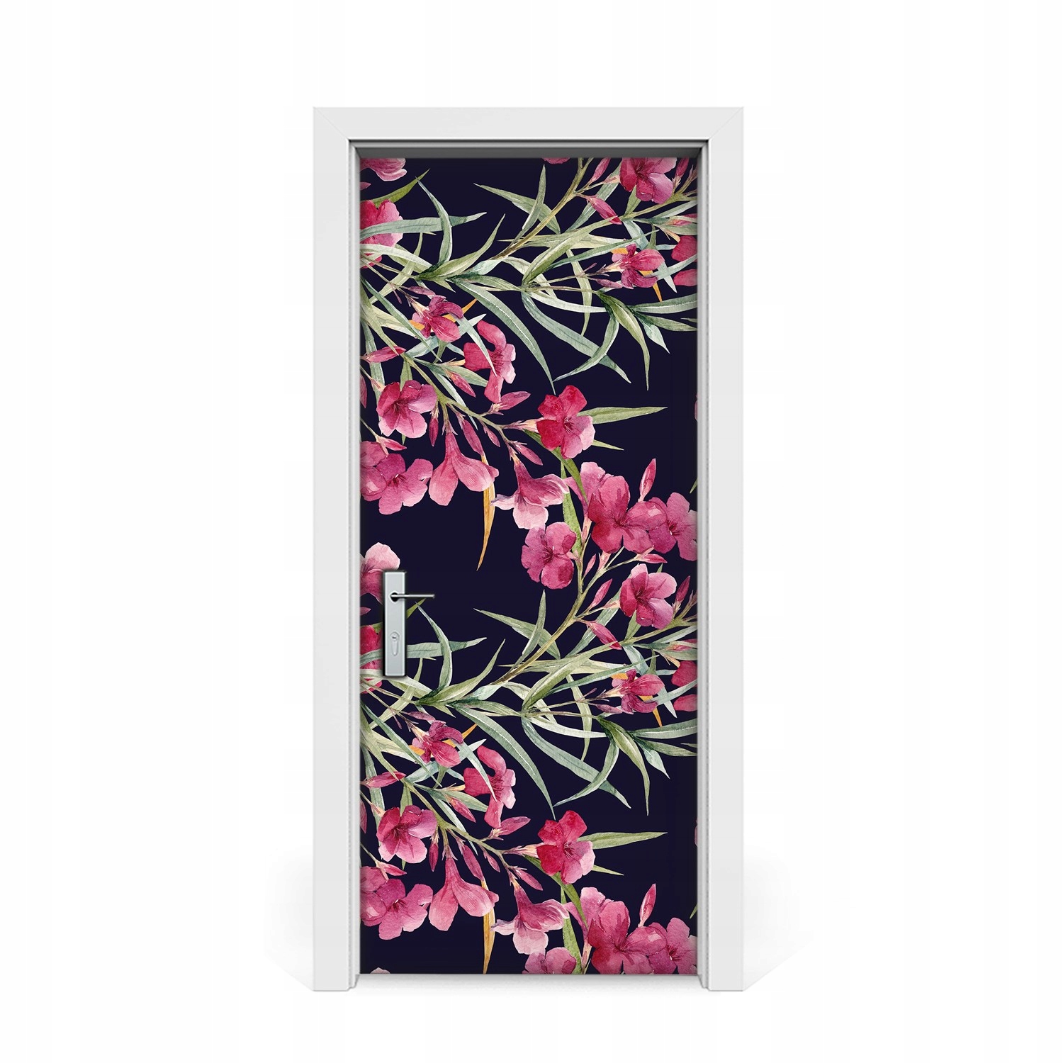 

Naklejka na drzwi okleina Akwarela Kwiaty 85x205