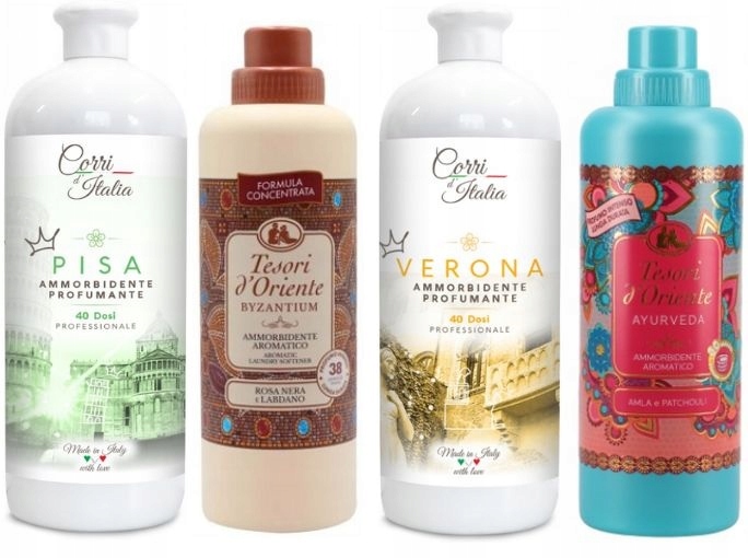 Levně Sada 4 Krásných Tekutin Corri d`ITALIA a Tesori d`ORIENTE Pbva