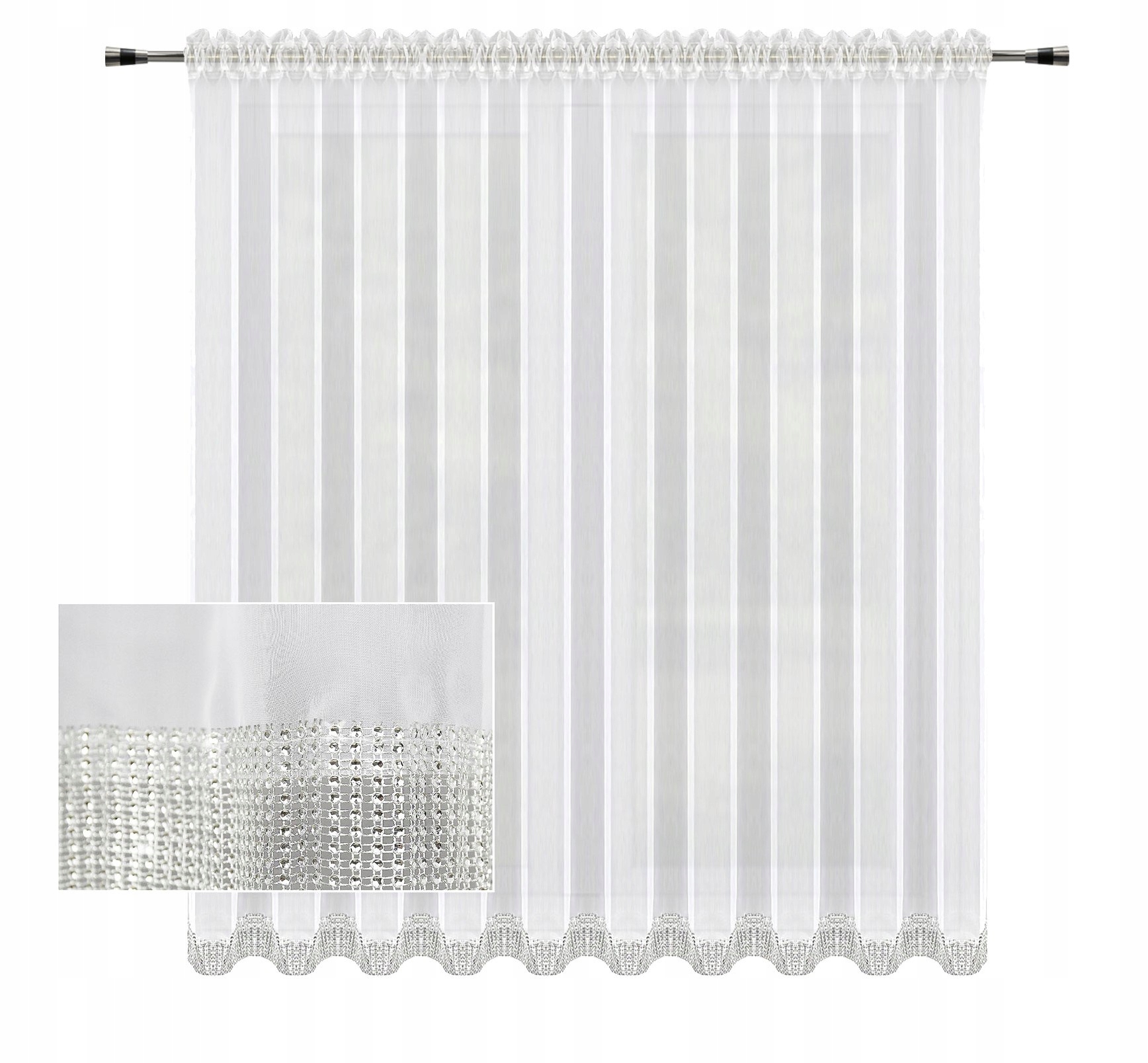 

Firana Woal 400x250 Cyrkonie Diamenty Kryształki