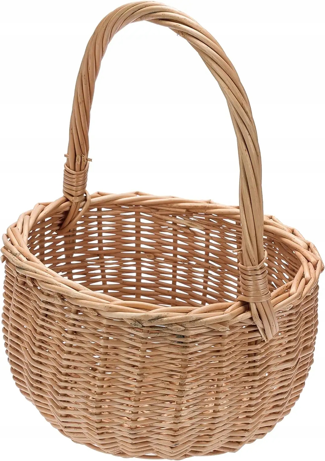 Malý Příruční Pletený Košík Dárkový, Na Houby, Nákupy, Dekorativní