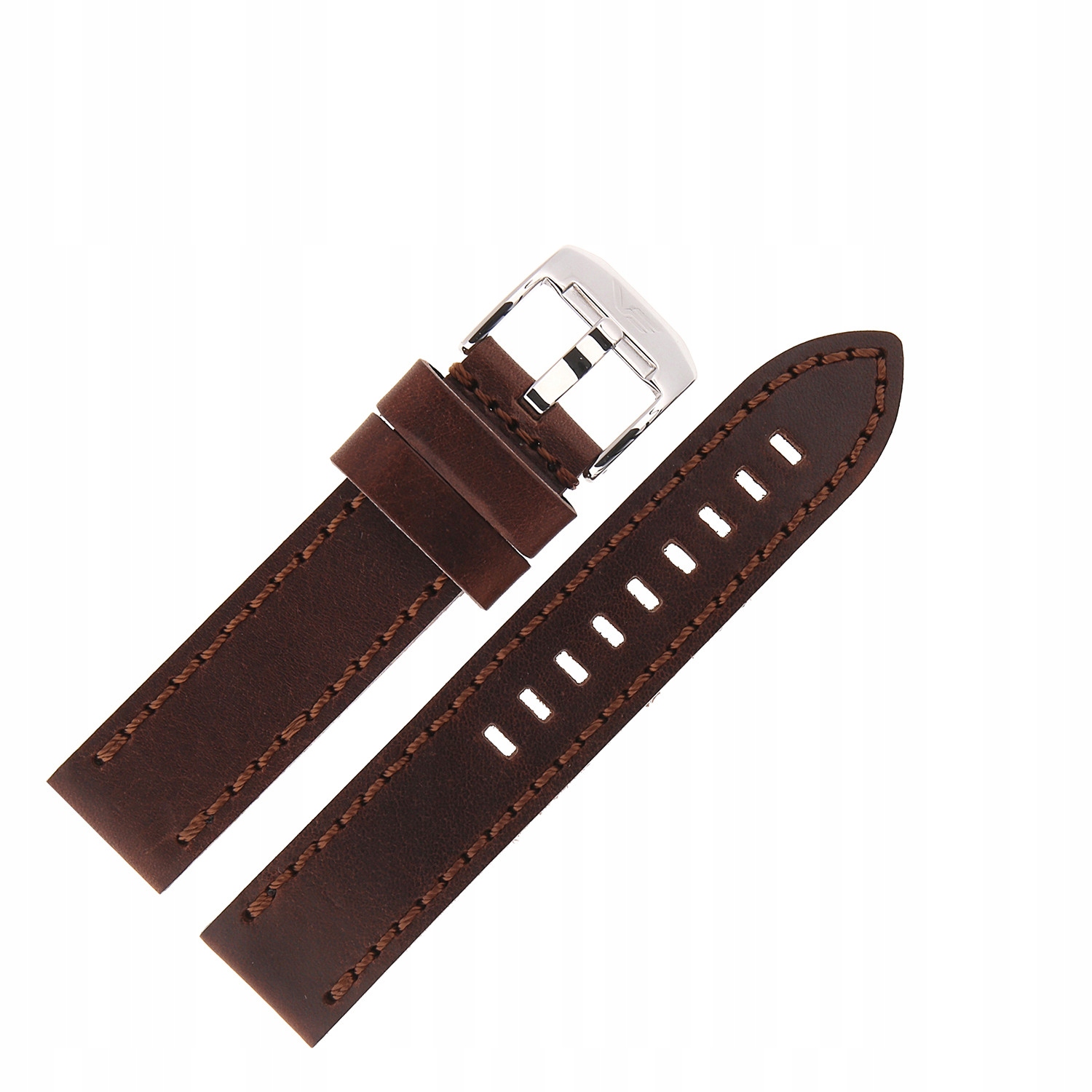 Pásek Space Race Kůže (A661) hnědý, tmavý, lesklý