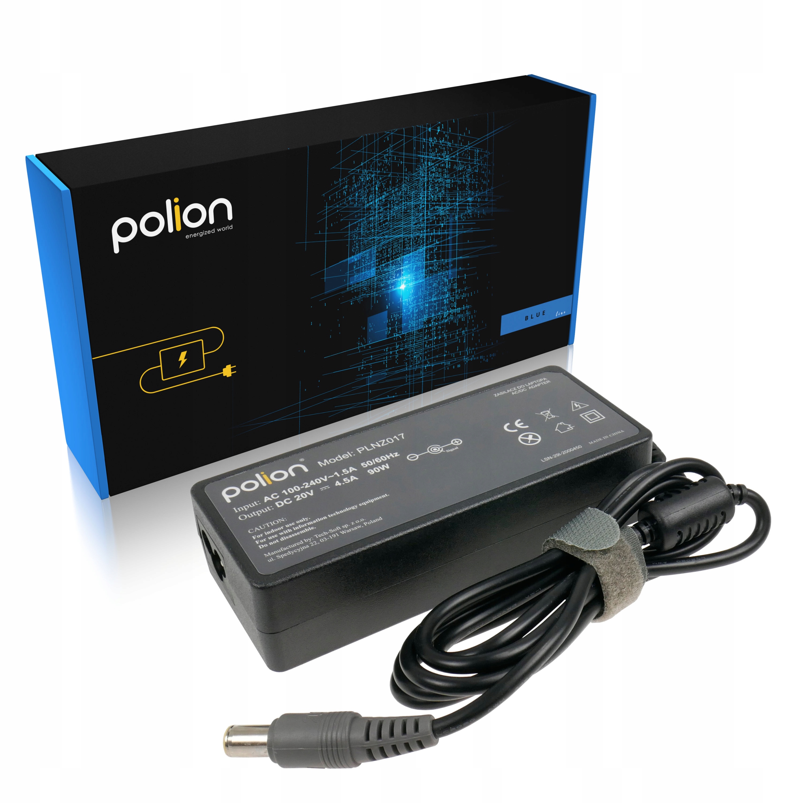 

Ładowarka 90W do Lenovo 20V 4,5A 7,9x5,5mm pin
