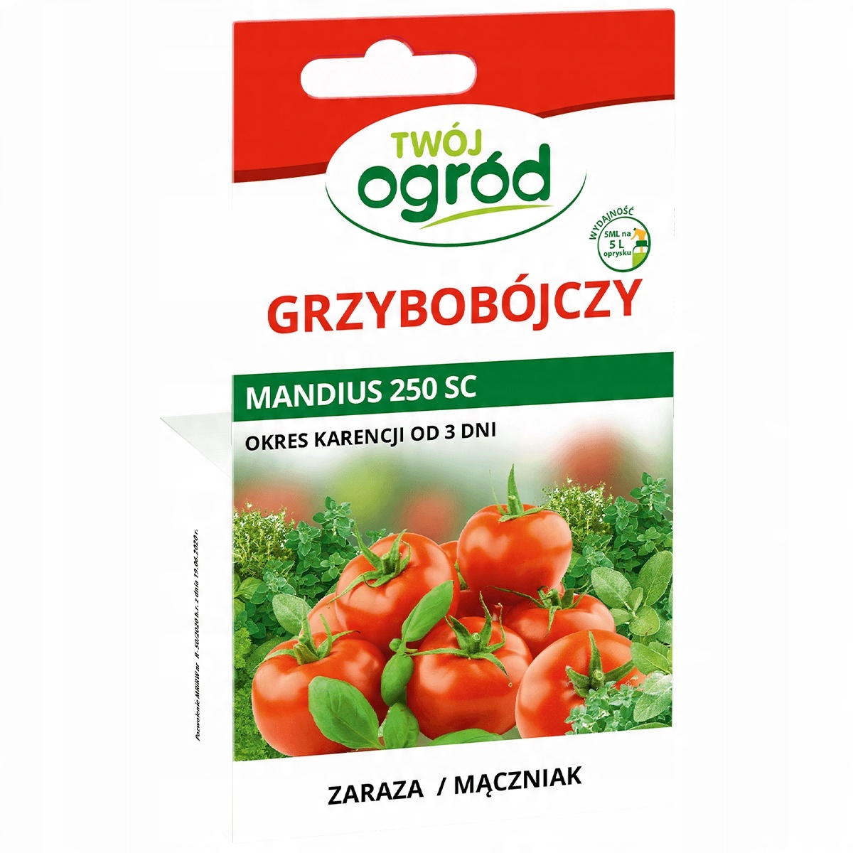 

Mandius 5 ML Mączniak Rzekomy Zaraza Ziemniaka