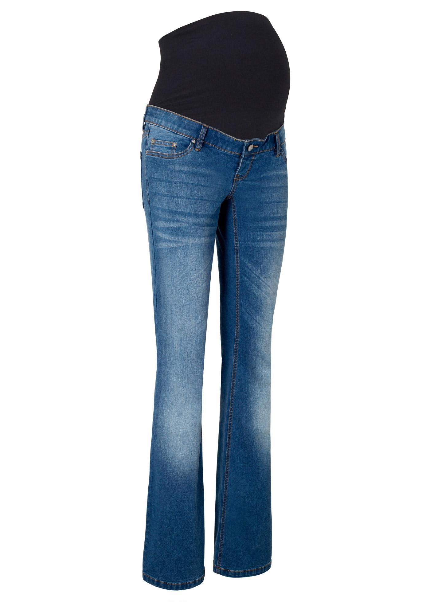 BONPRIX CIĄŻOWE JEANSOWE SPODNIE __52 Marka Bonprix