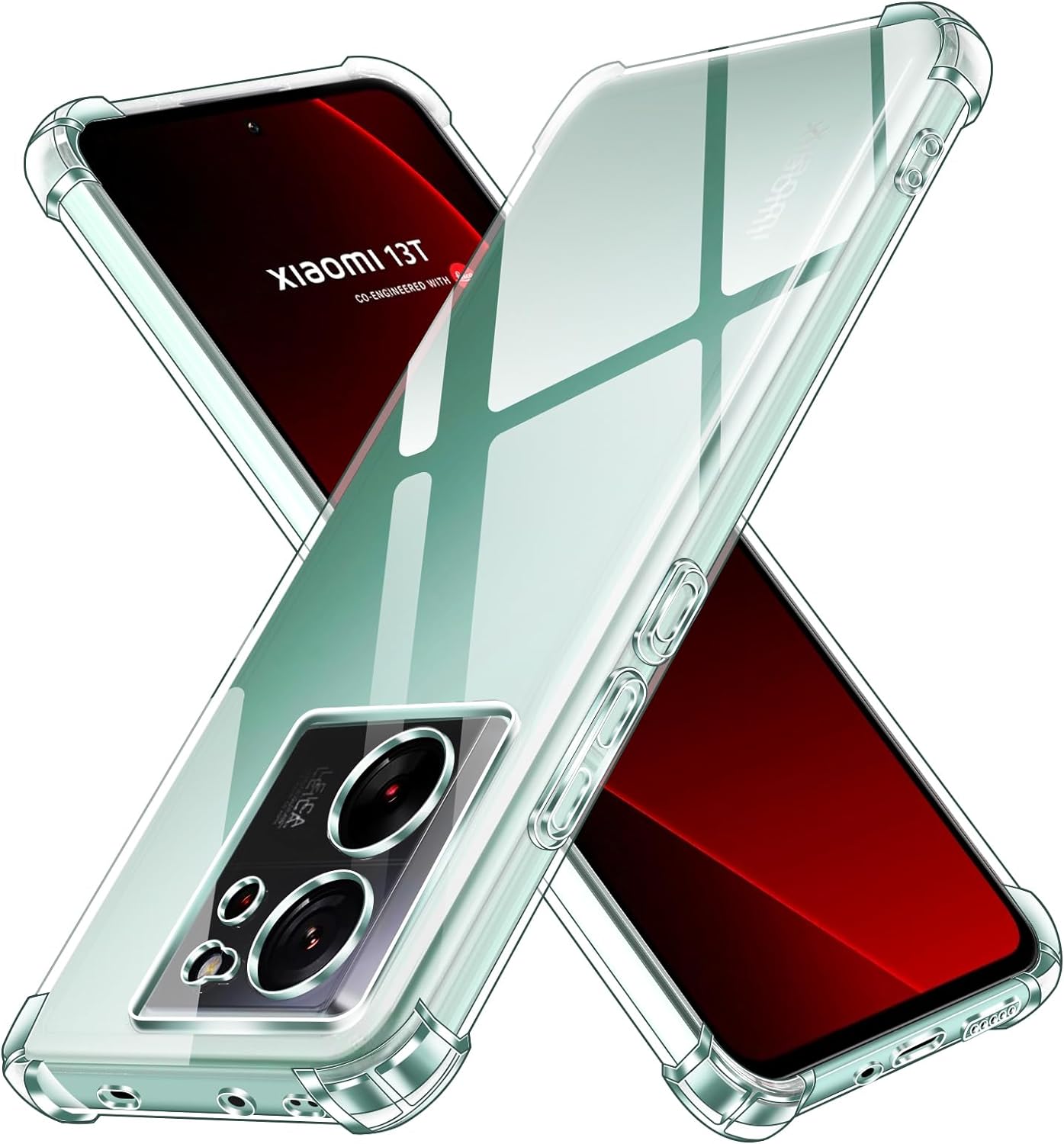 Etui A-shock Bumper Case do Xiaomi 13T 13T Pro Przeźroczysty Pokrowiec