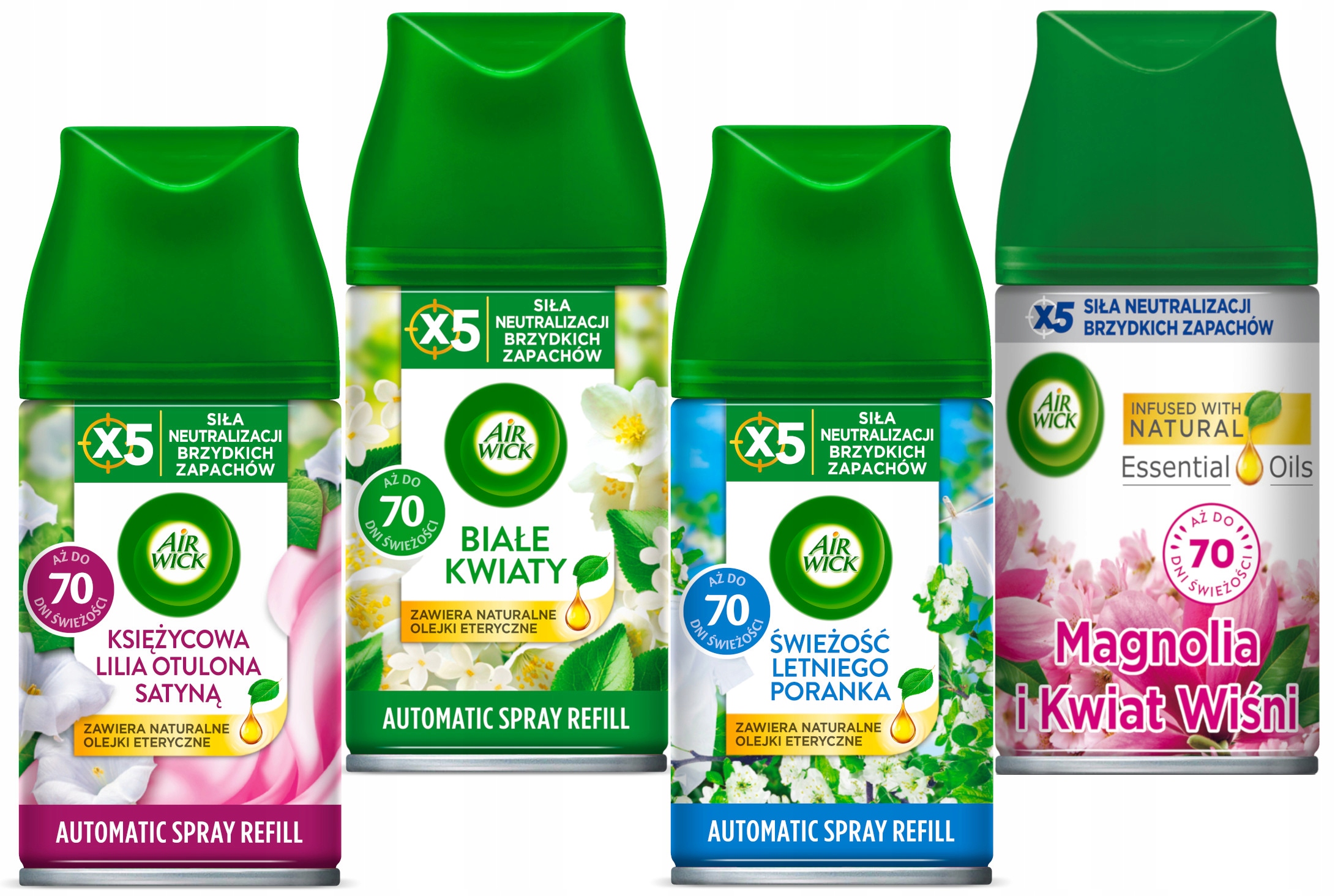 Air Wick Freshmatic Osvěžovač vzduchu Náhradní náplň XL 4 x 250 ml