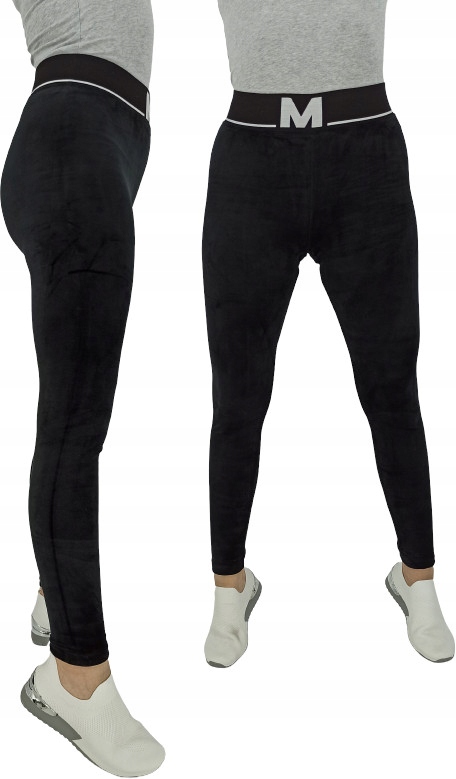 

Legginsy getry Bawełniane czarne *M*