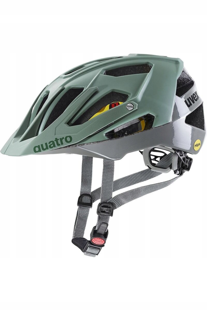Cyklistická přilba Uvex Quatro CC Mips Moss Rhino Mat/Shiny M 52-57 cm