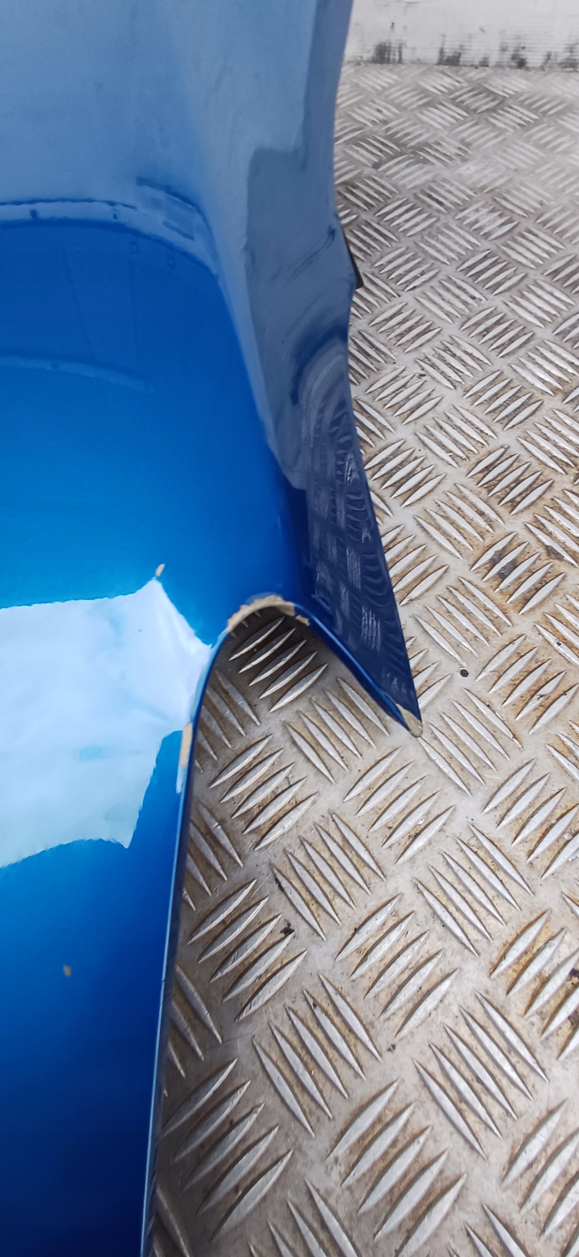TOYOTA YARIS II fender right front blue