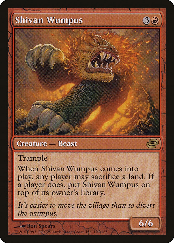 [mtg] Shivan Wumpus (plc)