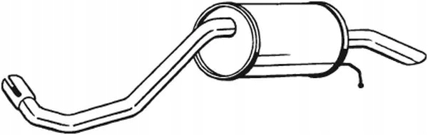 Tłumik końcowy BOS233-419 Producent Bosal