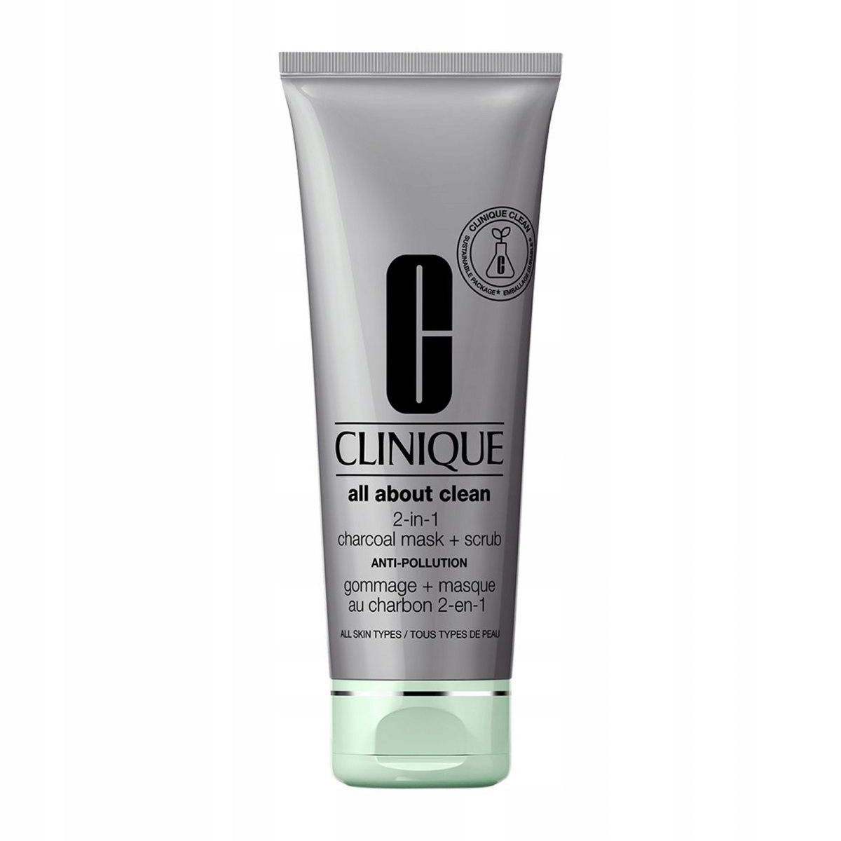 Clinique Detoxikační Maska A Peeling All About Clean (2-V-1 Uhlíková Maska Peeling)
