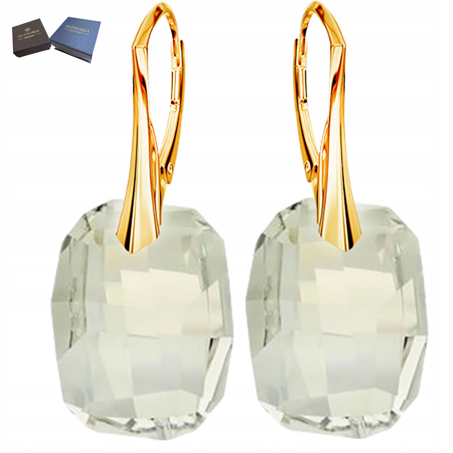 Zlaté Náušnice Dámské Stříbrné šperky 925 Dárek pro maminku Závěsné