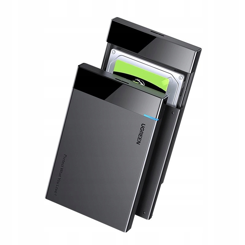 Ugreen adapter obudowa kieszeń na dysk Sata 2.5'' 6TB Usb-c 3.0 czarny (US2