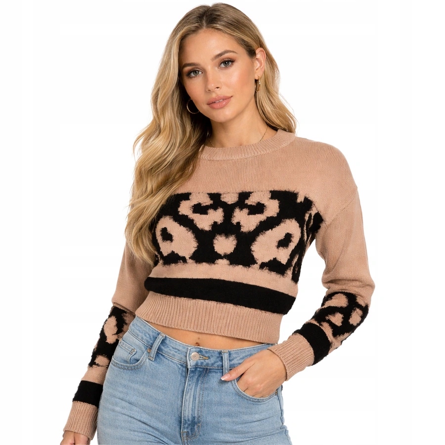 Dámský svetr Guess W1BR35 Z2R00 Hnědý